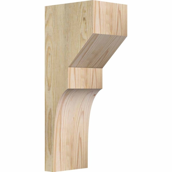 Ekena Millwork Monterey Rough Sawn Corbel, Douglas Fir, 6"W x 8"D x 20"H COR06X08X20MON00RDF - main